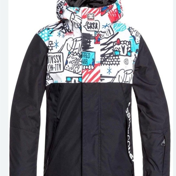 DC Defy Snowboard Jacket boy size 10 - Picture 1 of 15